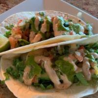 Baja Tacos · Fresh Baja Taco With A Extra Twist of Freshness.