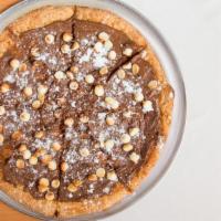 Nutella Pizza · Contains Peanuts Products.