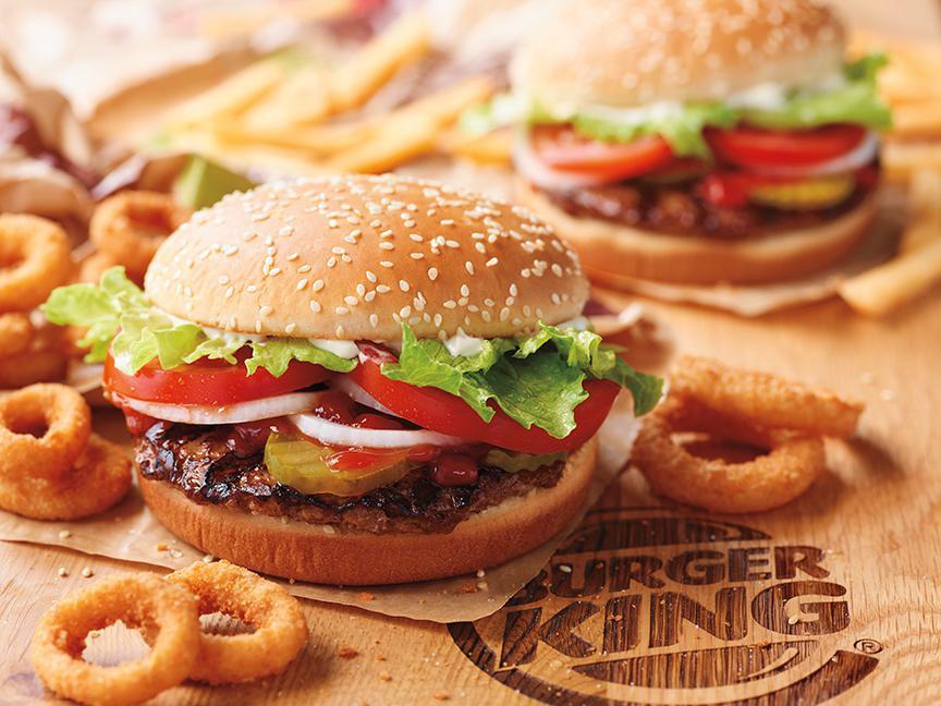 Burger King · Breakfast · Burgers · Chicken · Salad · Desserts