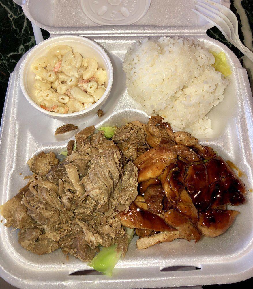 Golden Hawaiian BBQ · Poke · Chicken · Salad