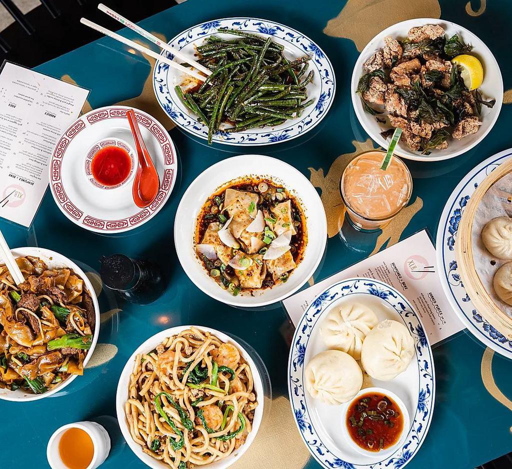 XLB · Chinese · Asian · Drinks · Noodles · American