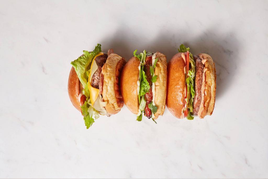 Holy Burger · Burgers · Salad · Sandwiches