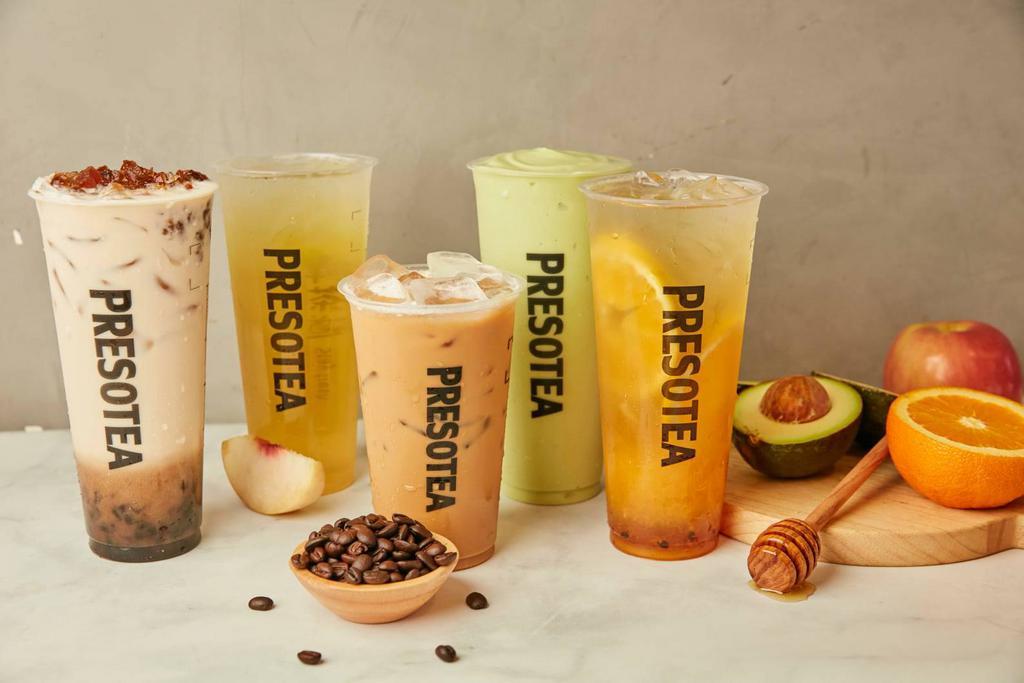 PresoTea · Drinks · Smoothie · Coffee · Sandwiches · American