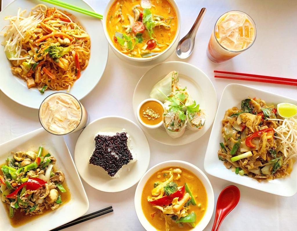 Sweet Basil Thai Cuisine · Thai · Alcohol · Soup · Salad · Noodles