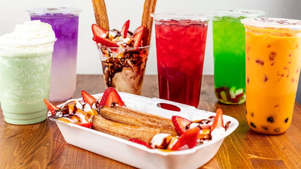 Cajeta churro café · Mexican · Other · Smoothie · Drinks · Chinese · Takeout