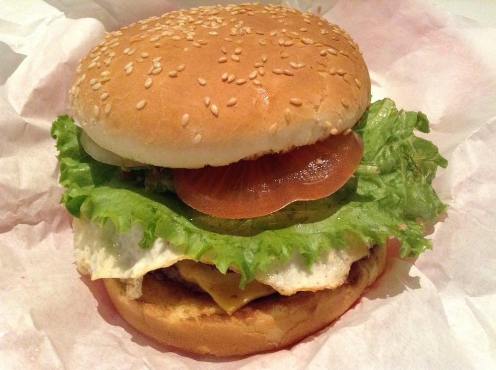 A burger Place · Burgers · Sandwiches · Chicken · British · American