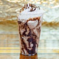 Frozen Mocha · Iced espresso blended with milk chocolate and low-fat ice cream.