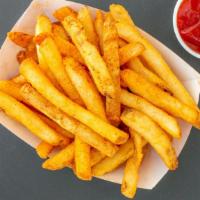 French Fries · With butchers' spice and side of ketchup.