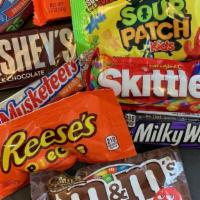 Favorite Candies · This assortment of favorite candies is great for the sugar pick me up!