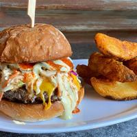 Big'S Burger · Laurelhurst Market Ground Beef Patty, Slaw, Pickles, White Gold & Fresno Sauce, Potato Bun