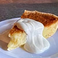 Buttermilk Pie · with Sour Cream Sauce