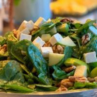 Organic Baby Mixed Greens Salad · cherry tomatoes, and balsamic vinaigrette *vegan and gluten free*