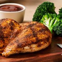 Grilled Chicken On The Barbie · Seasoned and wood-fire grilled chicken breast with our signature BBQ sauce. Served with your...