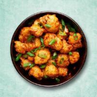 Firecracker Cauliflower  · A delicious crisp fried appetizer made with cauliflower flowerets, spices and herbs.