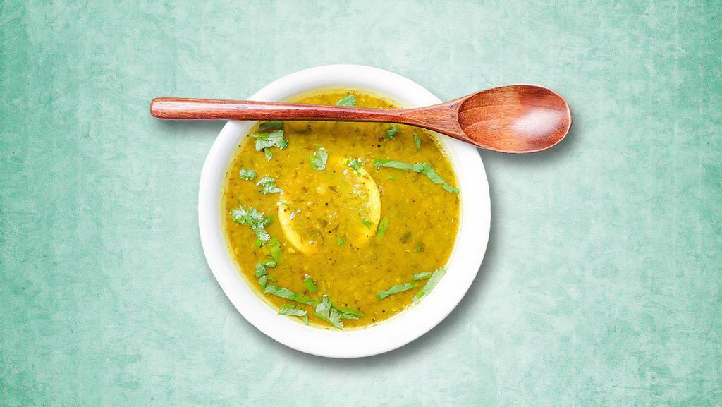 Lemon Coriander Soup · A scrumptious and healthy soup with refreshing combination of lemon, coriander and few vegetables, rich in vitamin C and low in calories.