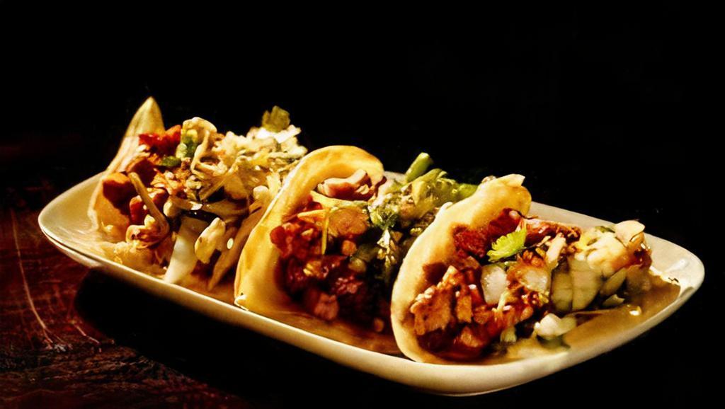 3 Taco Combo Plate · Your choice of three tacos and a side.