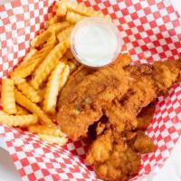 #11. Chicken Tenders (4Pc) · Fries & a Drink