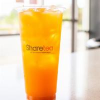 Passion Fruit, Orange & Grapefruit Tea · A cold drink with a taste of passionfruit, orange and grapefruit mixed together. Sweet and r...