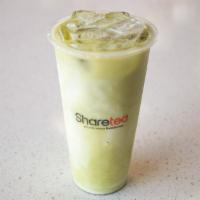 Matcha With Fresh Milk · Milky feel and a delicious creamy taste of matcha.