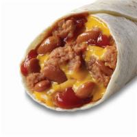 Soft Pinto Bean Burrito · A home-style tortilla filled with refried pinto beans, cheddar cheese, and enchilada sauce.