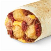 5 Alarm Burrito · A home-style tortilla filled with seasoned beef, refried pinto beans, melted cheese sauce, M...