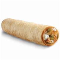 Crisp Chicken Burrito · All-white chicken, cream cheese, mild green chiles, onions, and spices rolled in a tortilla ...
