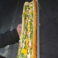  Ct Hotdog · Largest hotdog in the us. Premium sausage, jalapeños, bacon, sausage, chorizo, avocado, onio...