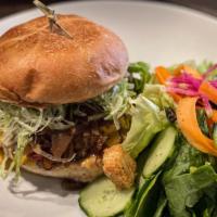 Big Boi Burger · Double beef patty, American cheese, comeback sauce, lettuce, caramelized onions, comeback sa...