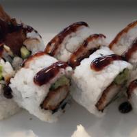 Shrimp Tempura Roll · Shrimp tempura, avocado, cucumber, unagi sauce