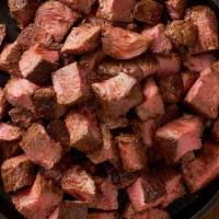 Center-Cut Sirloin Party Platter 30Oz · Center-cut for tenderness. Lean, hearty and full of flavor. Seasoned and seared. Served dice...