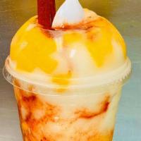 Ice Cream Chamango · Shave ice, mango, sweet & sour hot sauce.