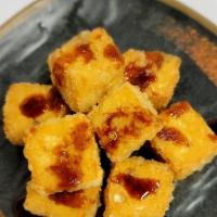Fried Tofu · Fresh tofu coated with potato starch fried