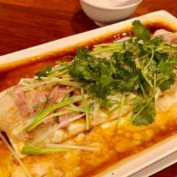 Steam Slice Fish With Tofu Pot／芙蓉豆腐鱼片 · 