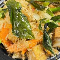Basil Fried Rice ( Medium) · Onion, bell peppers, Thai basil, carrots.