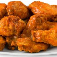 Chicken Wings 1 Lb. Bone-In Buffalo · Bone-in wings tossed in sweet & spicy Buffalo sauce.