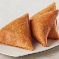 Samosa Vegetable · Parsley infused pastry surrounds this medley of vegetables tossed in a warm savory seasoning...