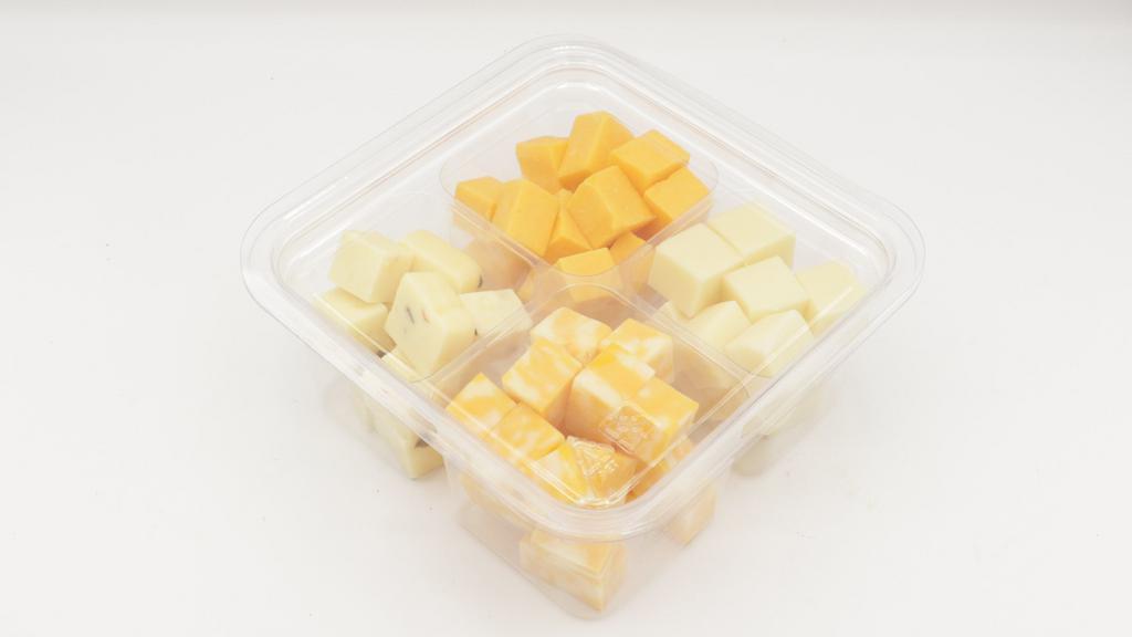 Deli Snack Cheese · Four varieties of Cheese cubed for snacking - Colby Jack, Mild Cheddar, Monterey Jack & Pepper Jack.