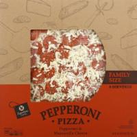 Signature Café Pepperoni Family Pizza · Pepperoni and mozzarella; everyone's favorite. 38.2 oz.