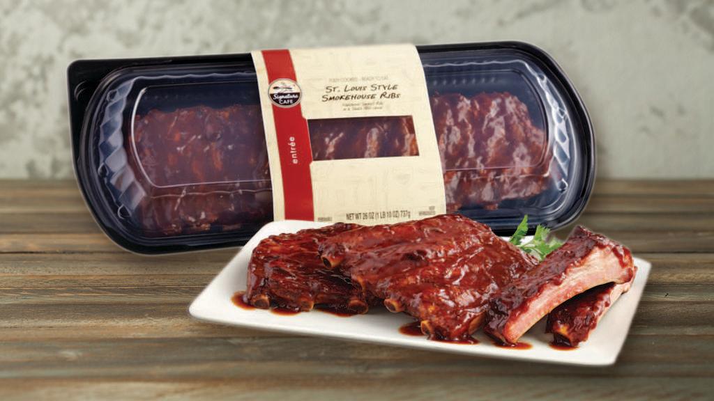 Ribs Sweet & Savory (Full Rack) · Full rack of ribs cooked with our sweet and savory sauce.