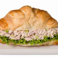 Tuna Salad Croissant Sandwich  · Tuna salad on a savory, flaky croissant.