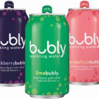 Bubly Sparkling Water  · Bubly sparkling water pairs crisp, sparkling water with natural fruit flavors to provide a d...