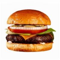 Cheese Burger Sandwich · 6 Oz Charbroiled Seasoned Angus Ground Chuck Burger Topped w/ Choice of Cheese & Lettuce, To...