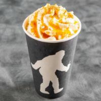 Legendary Latte · A secret latte topped with whipped cream, caramel and cinnamon.