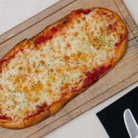 Three Cheese Flatbread · mozzarella, provolone, parmesan, marinara