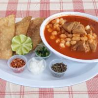 Pozole · Friday, Saturday & Sunday. Includes potato tacos and cabbage.