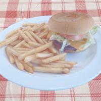 Kids Cheeseburger · Include fries and small drink.