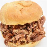 Pulled Pork Sandwich · Our most popular meat! Pulled Pork is served in the Memphis and Carolina traditions of BBQ. ...