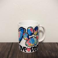 Peace Love And Dogs!! · A coffee mug for all the dog lovers out there!! One photo can be added to this design. Pleas...
