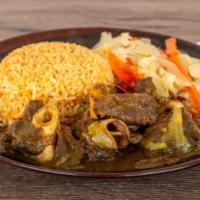 Curry Goat Bowl · Goat marinated and cooked in curry seasoning.