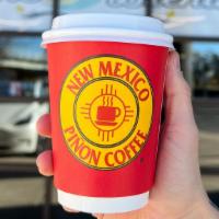 Cup Of Coffee · 12 oz cup of New Mexico Piñon Coffee.